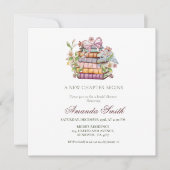 新しいチャプター・ストーリー・ブック・ブライダルシャワー 招待状 (正面)