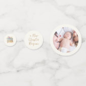 新しいチャプター・ブックス赤ちゃんシャワー コンフェッティ (裏面)