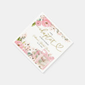 新しいチャプター・ブックス・ブライダルシャワー スタンダードカクテルナプキン (角)