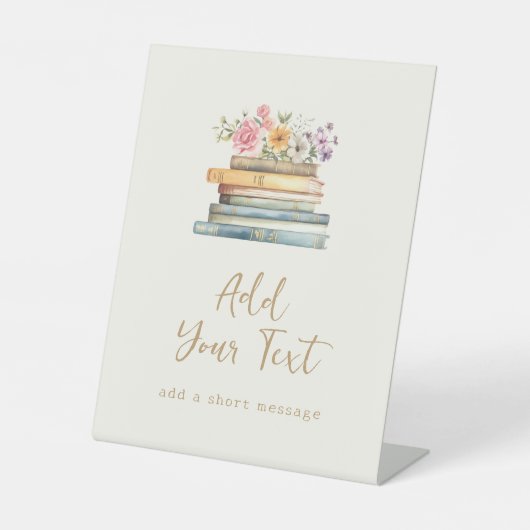 新しいチャプター・ブックス・ブライダルシャワー 台座サイン (正面)