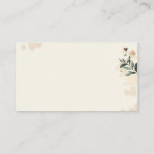 新しいチャプター・ベイビーシャワーベビー エンクロージャーカード (裏面)