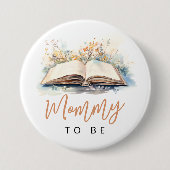 新しいチャプター・ベイビー・シャワー・ママ 缶バッジ (正面)