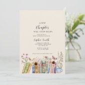 新しいチャプター・ベイビー・シャワー 招待状 (スタンド正面)