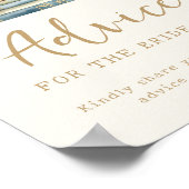 新しいチャプター・ワイルドフラワーブックスアドバイスポスター ポスター (角)