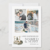 新しいチャプター&結婚したコージーメリーニュートラル3枚の写真 シーズンカード (正面)