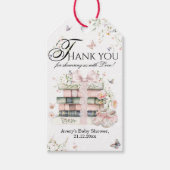 新しいチャプターBegin Book Wildflower赤ちゃんガールシャワー ギフトタグ (正面)