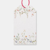 新しいチャプターBegin Book Wildflower赤ちゃんガールシャワー ギフトタグ (裏面)