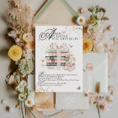 新しいチャプターBegin Book Wildflower赤ちゃんガールシャワー 招待状