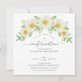 新しいデイジーバラフローラの確認 招待状 (正面)