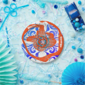 新しいデコオレンジの奇妙な2つの名前 ペーパープレート (パーティー)