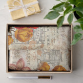 新しいデコール転送フローラの切り離しティッシュペーパー 薄葉紙 (ギフト)