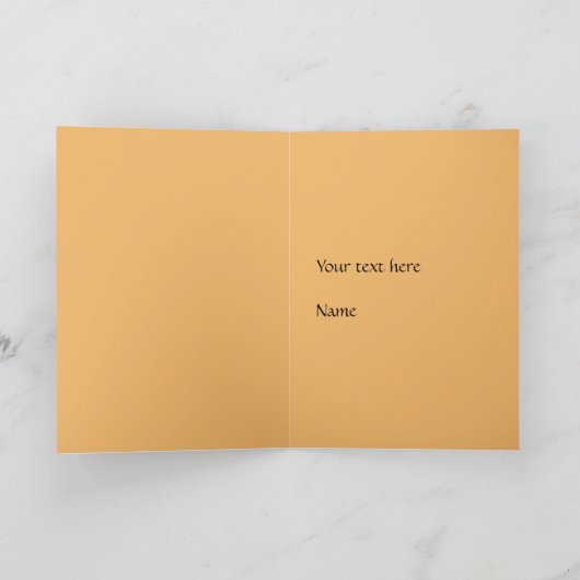 新しいデザインのハロウィン折りたたみグリーティングカード カード (内部)