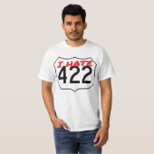 新しいデザイン! 私は422 Tシャツを憎みます Tシャツ (正面フル)