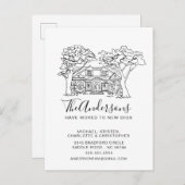 新しいデジタル | 動きのお知らせ 案内ポストカード (正面/裏面)