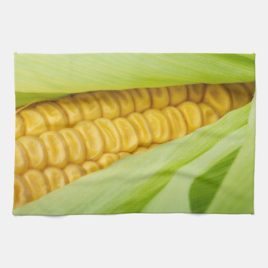 新しいトウモロコシの台所タオル キッチンタオル (横)