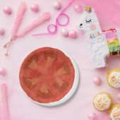 新しいトマトサラダ ペーパープレート (パーティー)