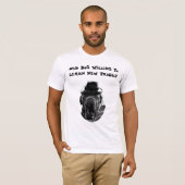 新しいトリックを望む学年取った犬マスティフの芸術 Tシャツ (正面フル)