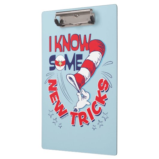 新しいトリックを知っている帽子の中の猫 クリップボード (左)