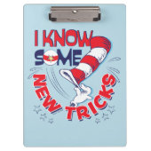 新しいトリックを知っている帽子の中の猫 クリップボード (正面)