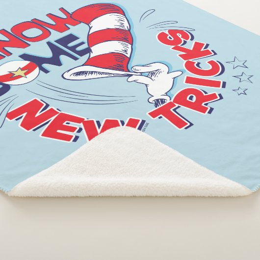 新しいトリックを知っている帽子の中の猫 シェルパブランケット (3/4)