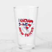 新しいトリックを知っている帽子の中の猫 タンブラーグラス (正面)