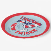 新しいトリックを知っている帽子の中の猫 ペーパープレート (アングル)