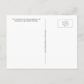 新しいドアの写真はがきを開く ポストカード (裏面)