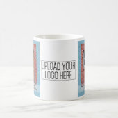 新しいドアを開やる気を起こさせるける コーヒーマグカップ (中央)