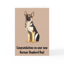 新しいドイツの羊飼い犬おめでとう