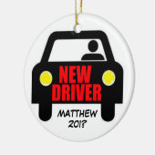 新しいドライバのライセンス適用除外用 セラミックオーナメント (左)