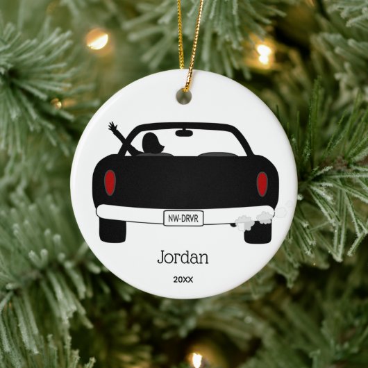 新しいドライバパーソナライズされたー セラミックオーナメント (ツリー)