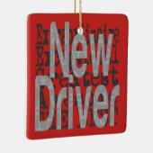 新しいドライバーの並外れ セラミックオーナメント (右)