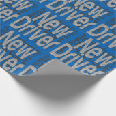 新しいドライバーの並外れ ラッピングペーパー (角)