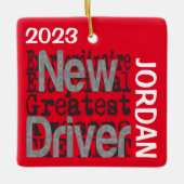 新しいドライバーの超常的カスタム セラミックオーナメント (正面)