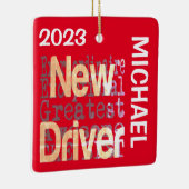 新しいドライバーの超常的カスタム セラミックオーナメント (右)