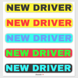 新しいドライバ文字-シンプルドライバ新しい シール