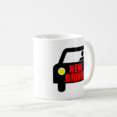 新しいドライバ コーヒーマグカップ (正面右)