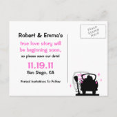 新しいドライブに日付ポストカードを保存 案内ポストカード (裏面)