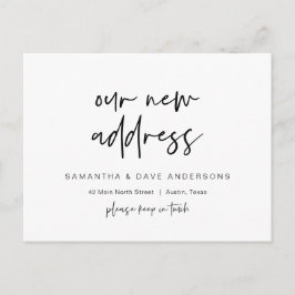 新しいドリームホームアドレスの発表モダン, Postca ポストカード