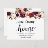 新しいドリームホーム,ブルゴーニュフローラ,発表 ポストカード (正面/裏面)