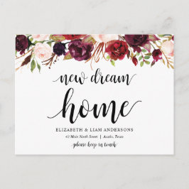 新しいドリームホーム，ブルゴーニュフローラ，発表 ポストカード