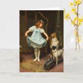 新しいドレス | アーサー・ジョン・エルセリ カード (黄色い花)