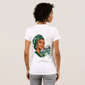 新しいナイジェリアの雰囲気 Tシャツ (裏面フル)
