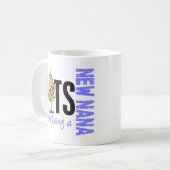 新しいナナがあることについての1つの青ナット コーヒーマグカップ (正面左)