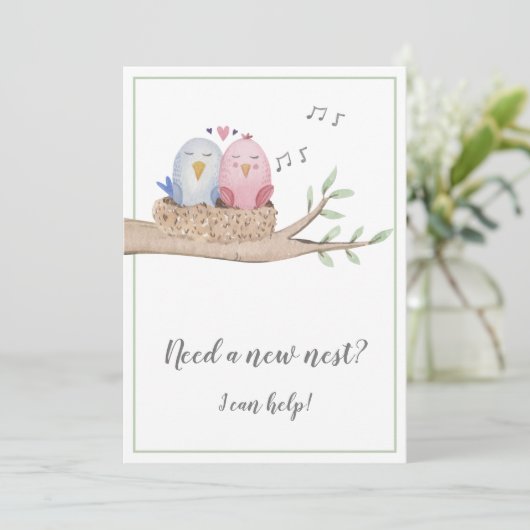 新しいネストエステート実在マーケティングが必要 案内状 (スタンド正面)