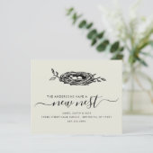 新しいネストホーム住所の変更を予算に割り当て移動カード (スタンド正面)