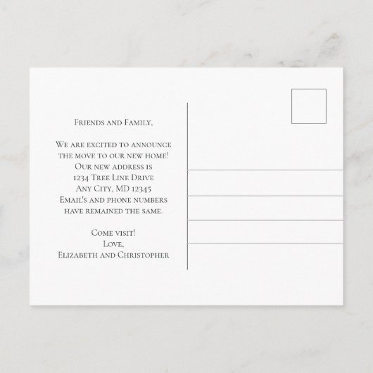 新しいハウススクリプトの移動 案内ポストカード (裏面)