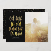 新しいハッピンモダング新年の写真カードで シーズンカード (正面/裏面)