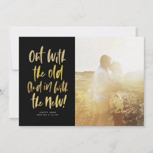 新しいハッピンモダング新年の写真カードで シーズンカード