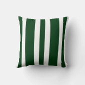 新しいハンターの緑及び白のストライプなソファの枕ギフト クッション (裏面)